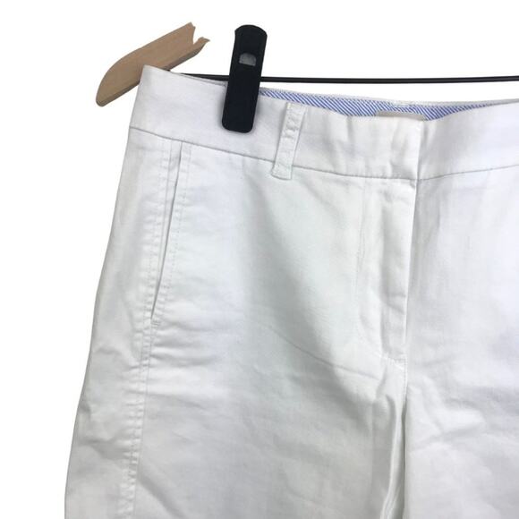 NWOT J.Crew 7" Stretch Chino Short White 4 - Picture 6 of 8